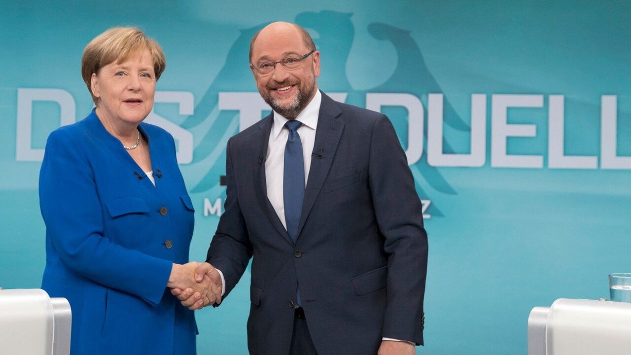 Angela Merkel i Martin Šulc