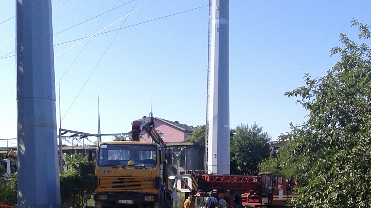 Radovi na elektro-mreži kod Karaburme