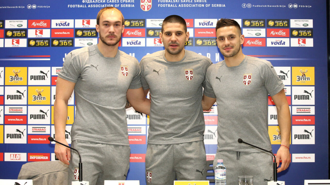 Marko Dmitrović, Aleksandar Mitrović, Dušan Tadić