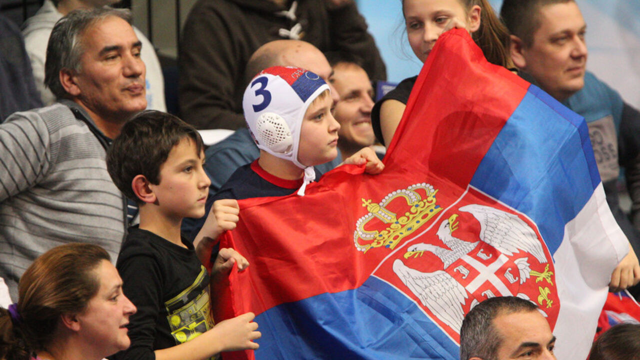 Navijači vaterpolo reprezentacije Srbije