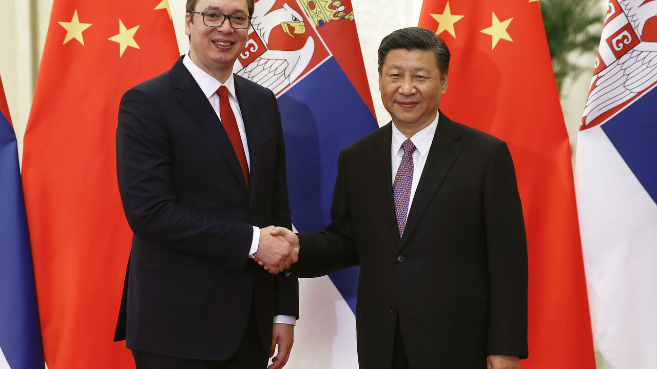 Aleksandar Vučić i Si Đinping