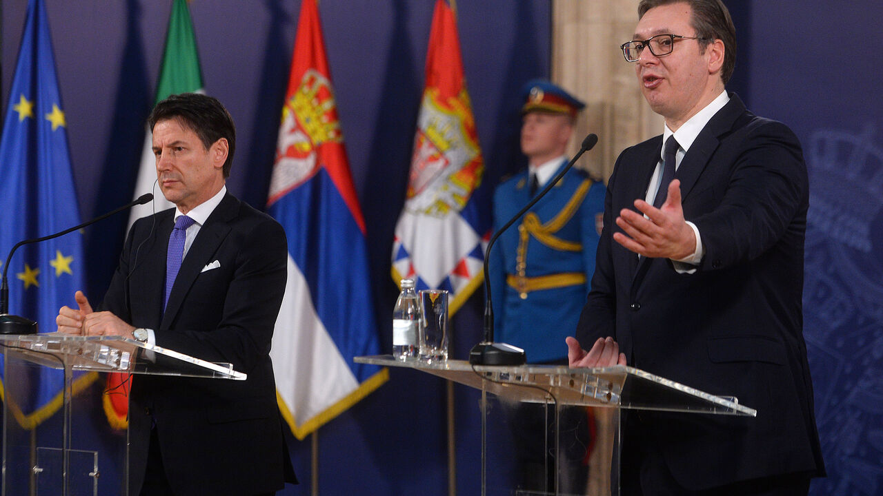 Đuzepe Konte, Aleksandar Vučić