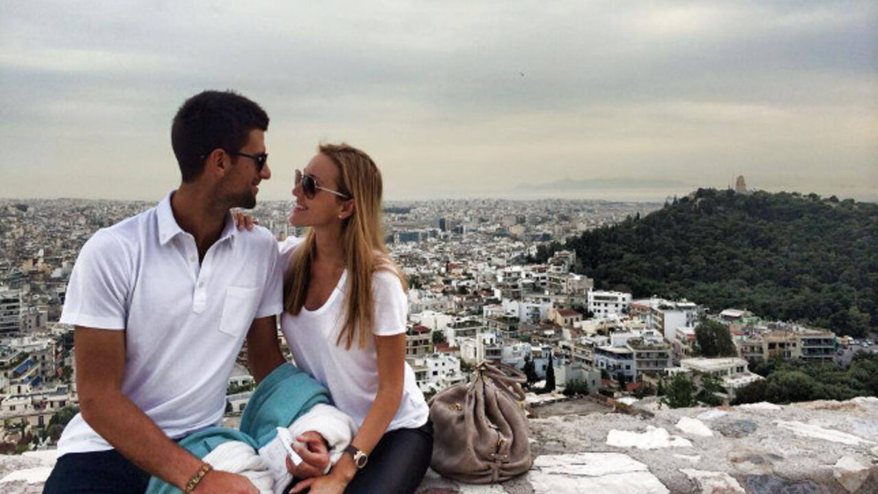 Novak Đoković i Jelena Ristić