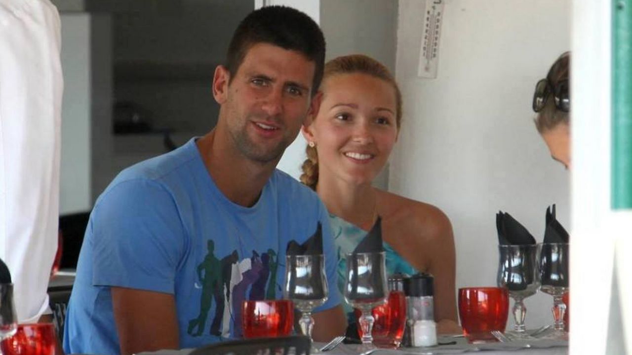 Novak Đoković i Jelena Ristić