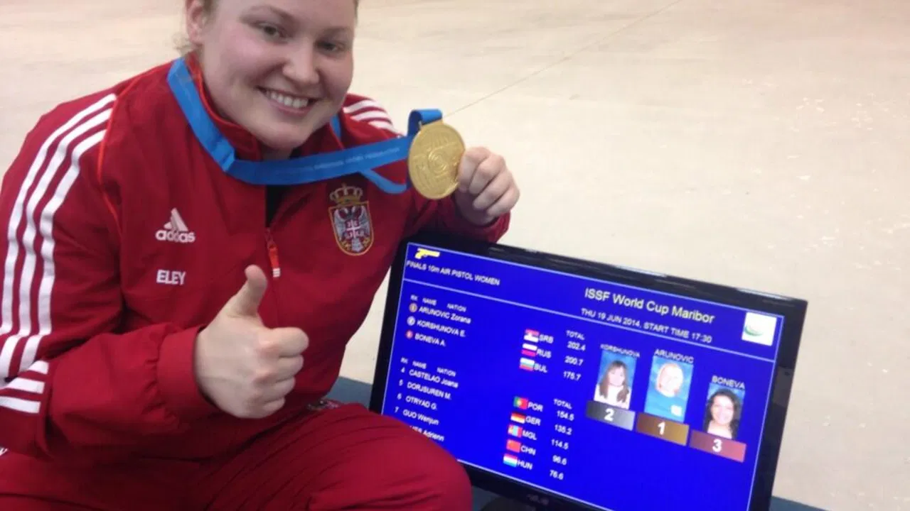 Zorana Arunović - zlatna medalja na Svetskom kupu
