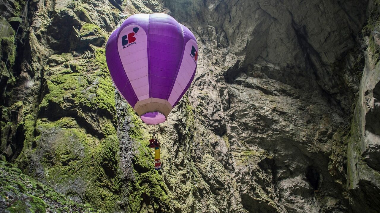 Podzemni let balonom