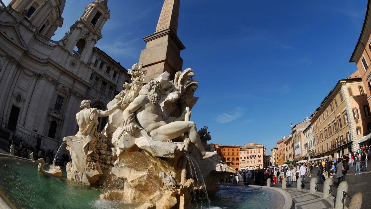 Fontana Četiri reke - Rim, piazza Navona