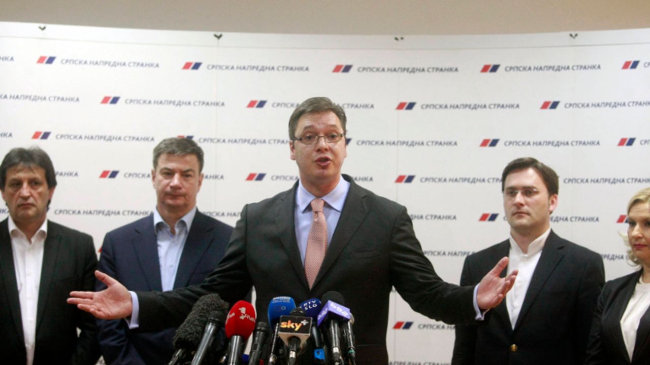 Aleksandar Vučić na sednici