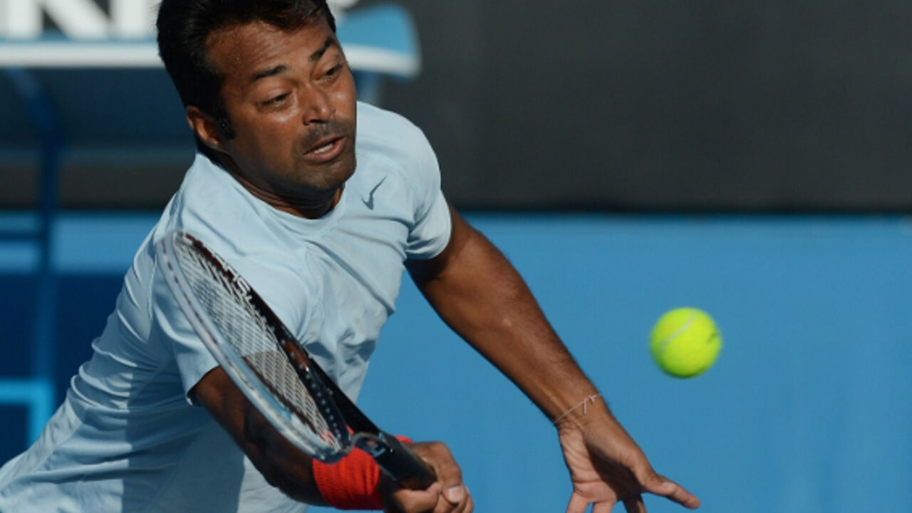 Leander Paes forhend
