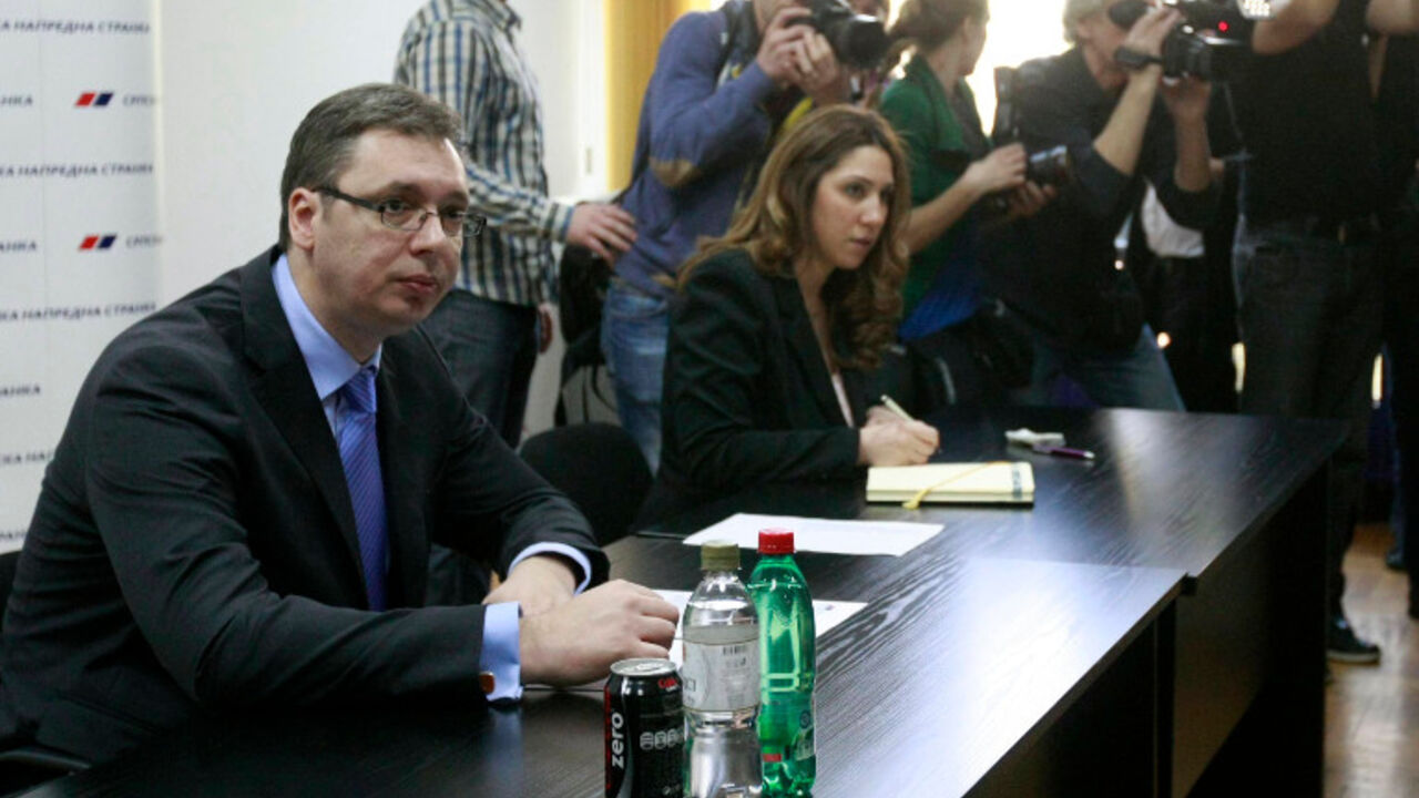 Aleksandar Vučić na sednici