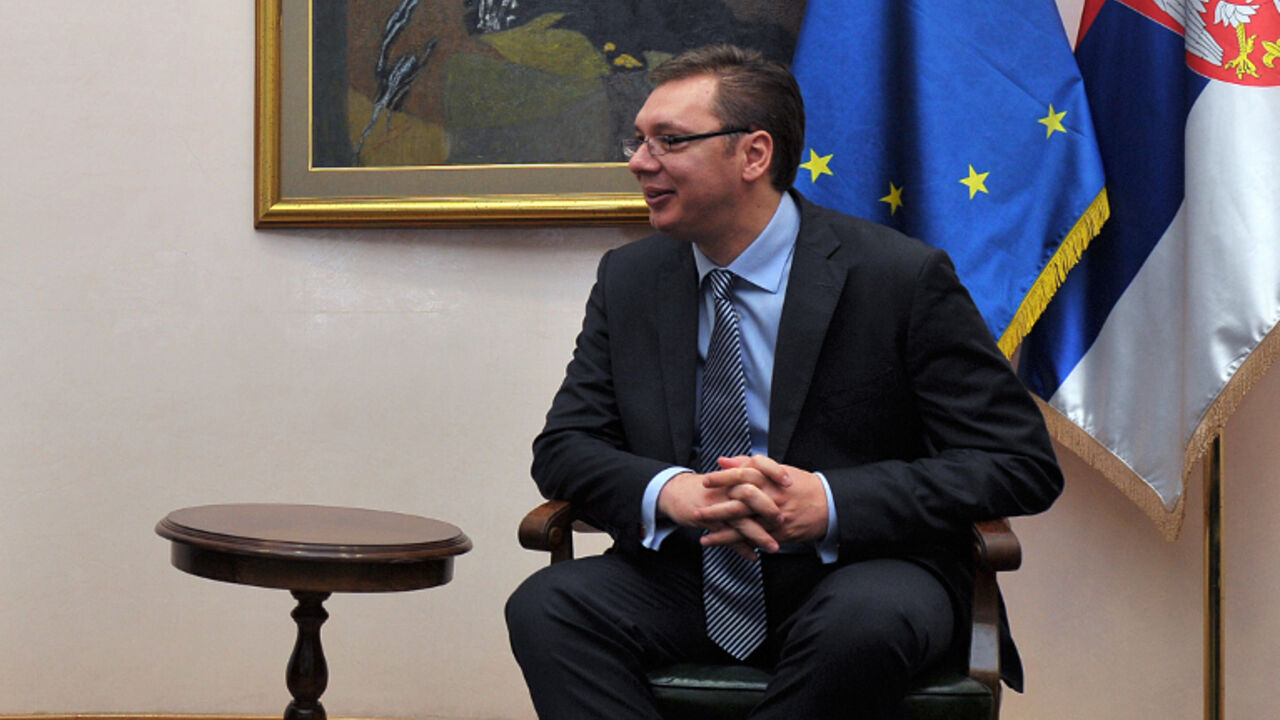 Aleksandar Vučić na sednici