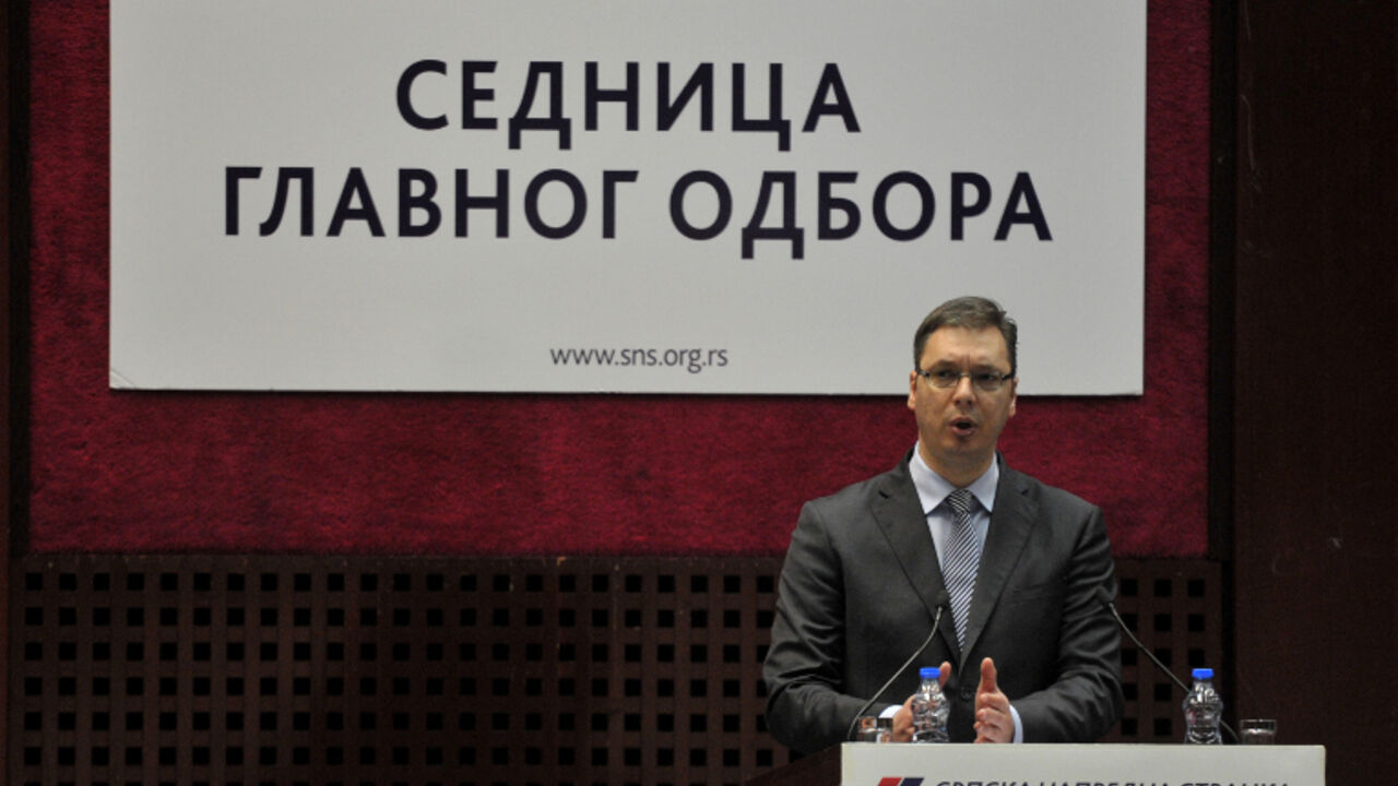 Aleksandar Vučić na sednici