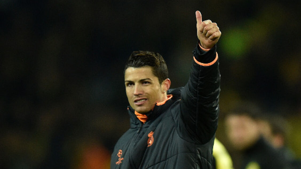 Kristijano Ronaldo na utakmici sa Borusijom