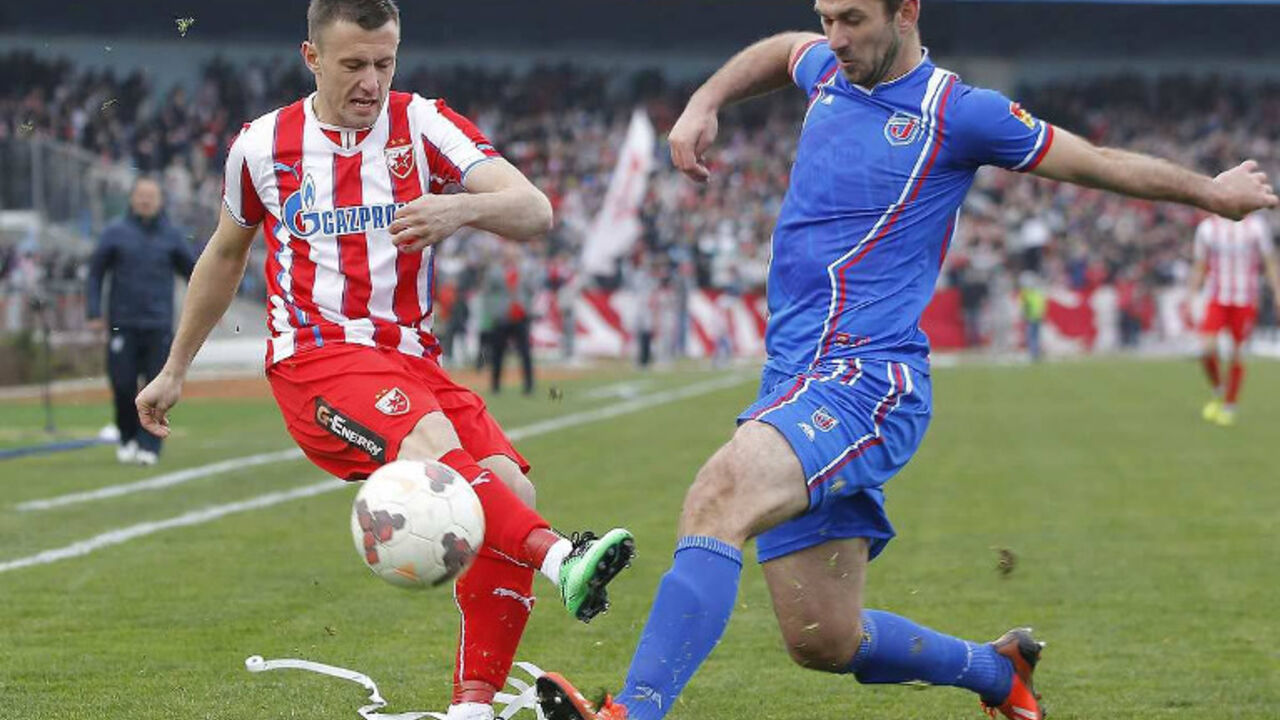 Detalj s utakmice Jagodina - Crvena zvezda