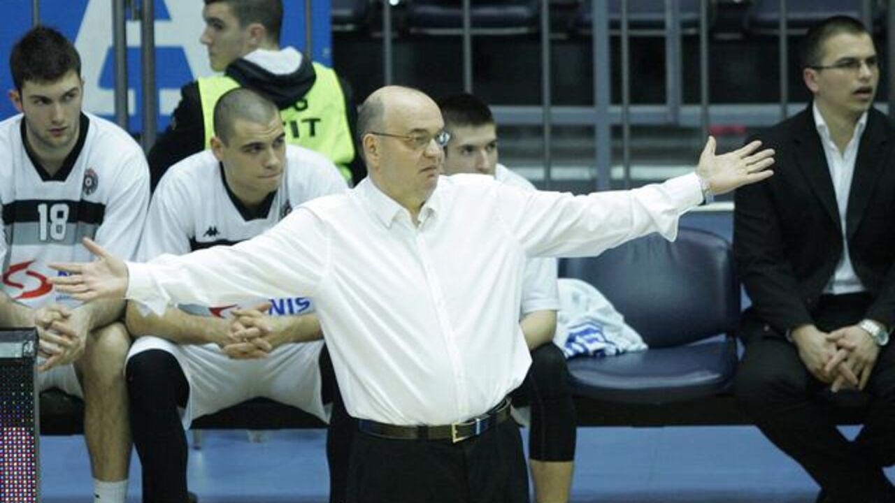 Trener Partizana Duško Vujošević