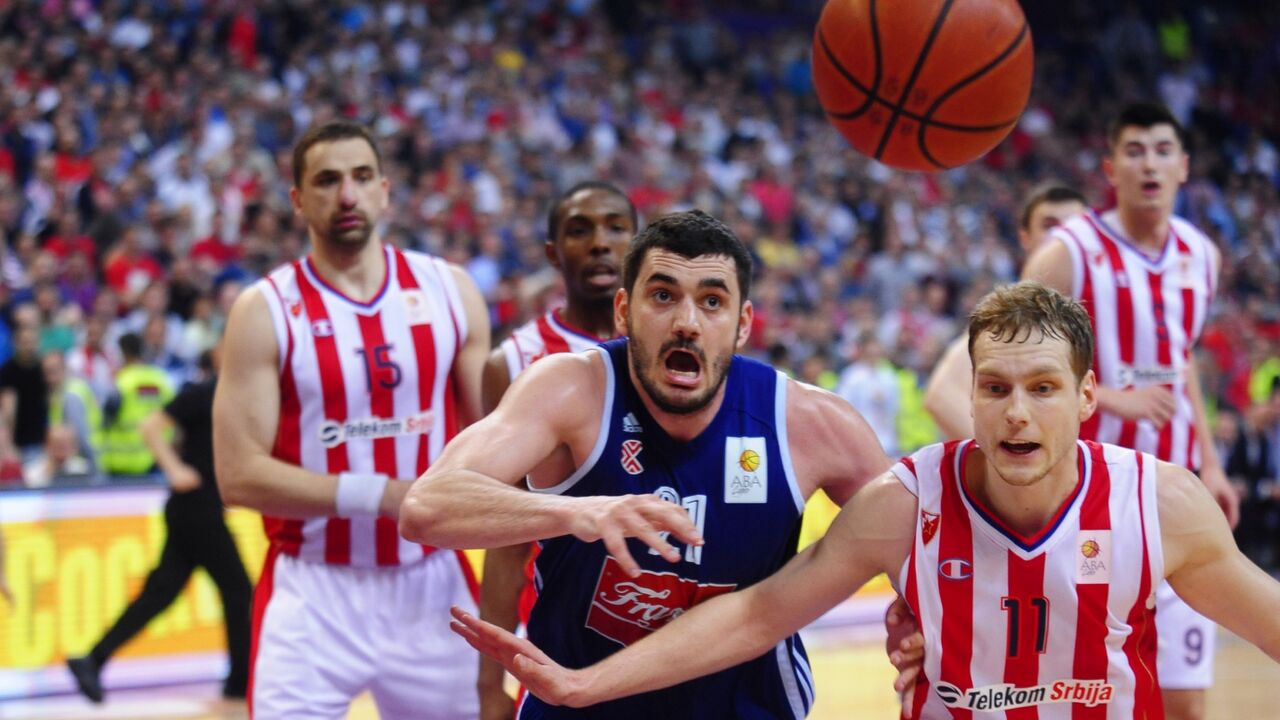 Jaka Blažič na meču sa Cibonom