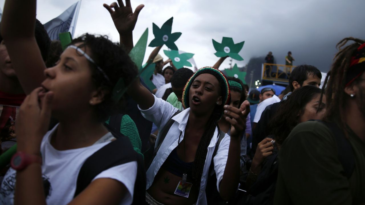 Marš sa ciljem legalizacije marihuane u Rio de Žaneiru 