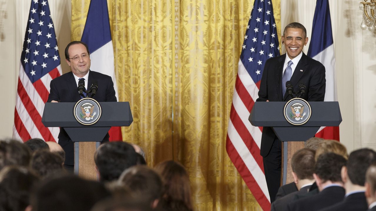 Barak Obama i Fransoa Oland