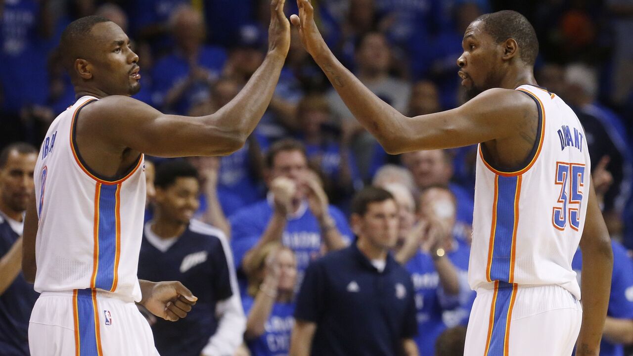 Serž Ibaka i Kevin Durant