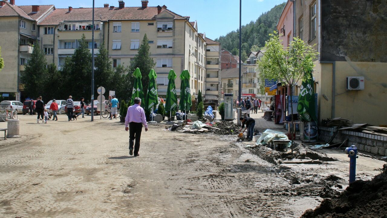 Krupanj, klizišta