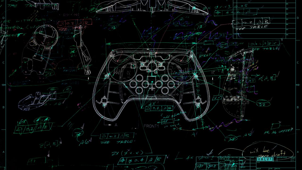 Skica Steam kontrolera