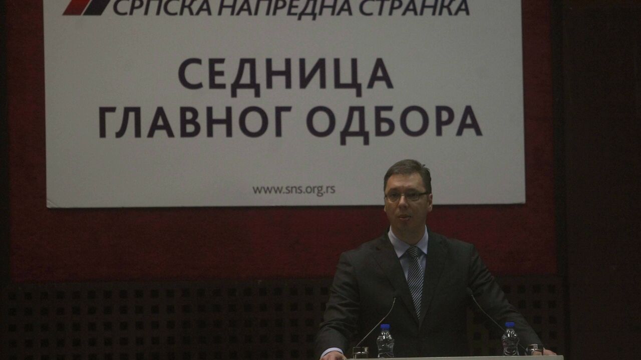 Aleksandar Vučić, sednica SNS