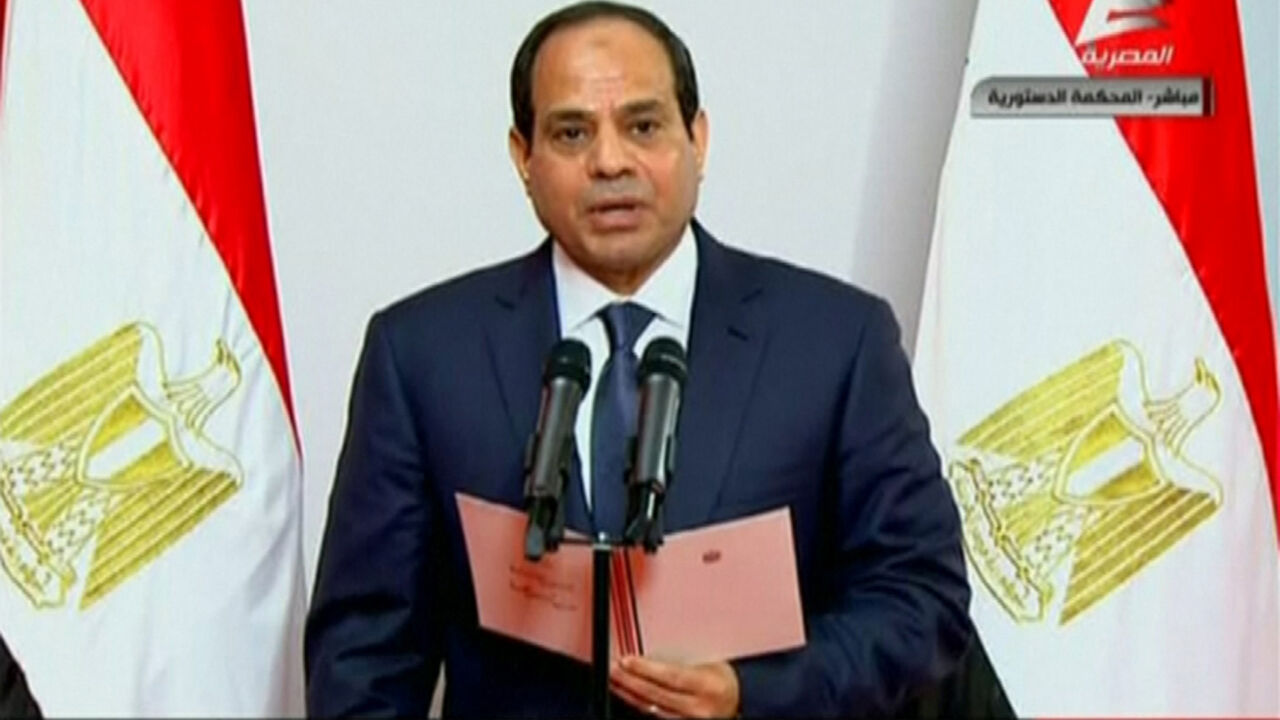 Abdel Fatah al Sisi polaže zakletvu