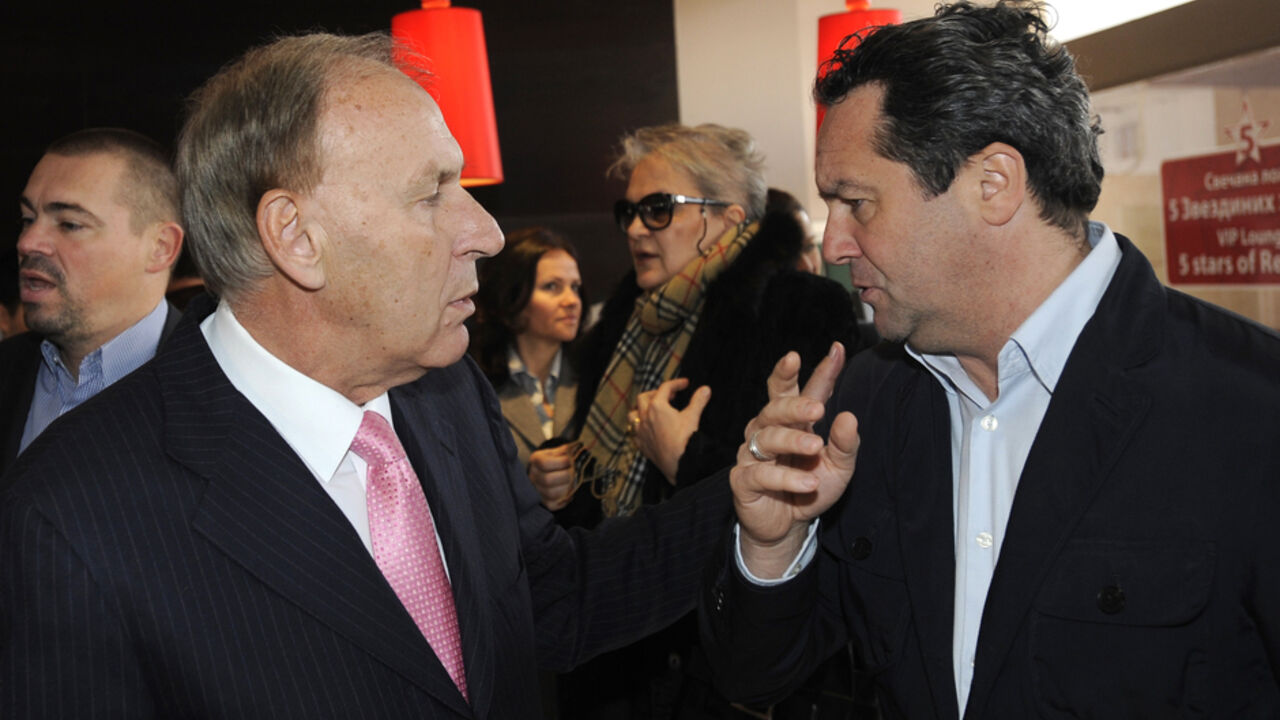 Predsednik Crvene zvezde Dragan Džajić i trener Slaviša Stojanović