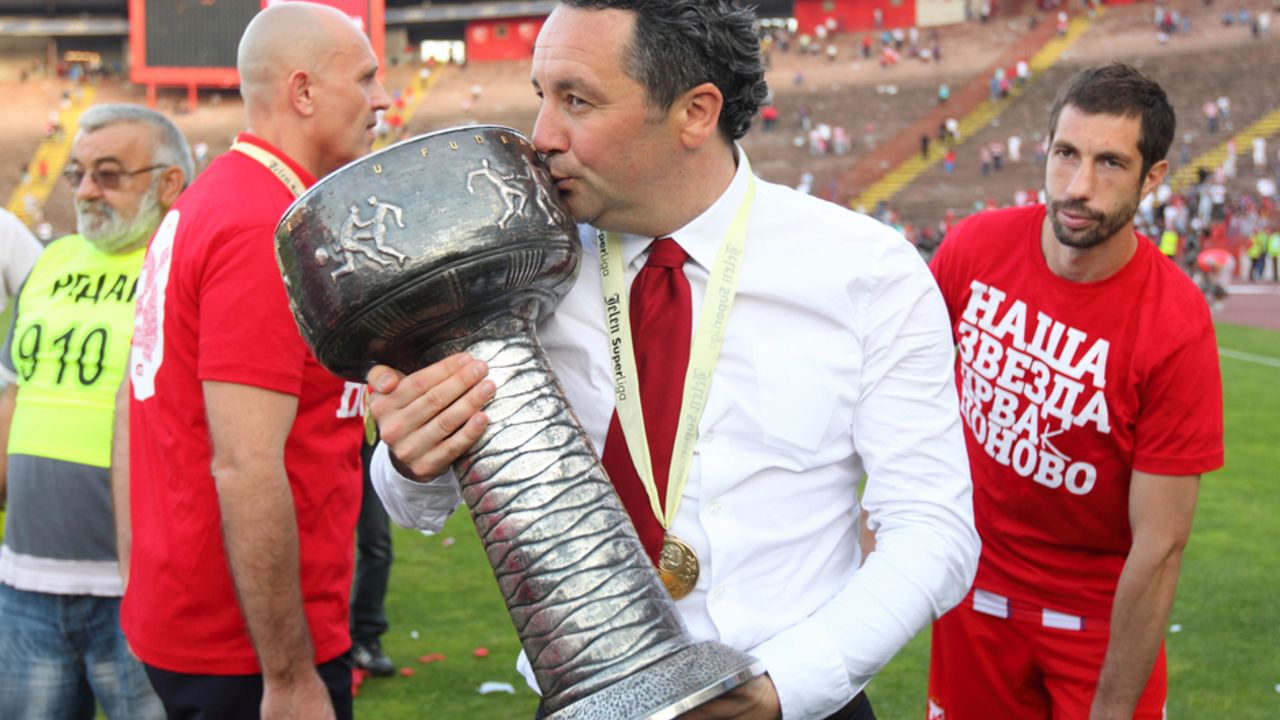 Slaviša Stojanović, trener Crvene zvezde