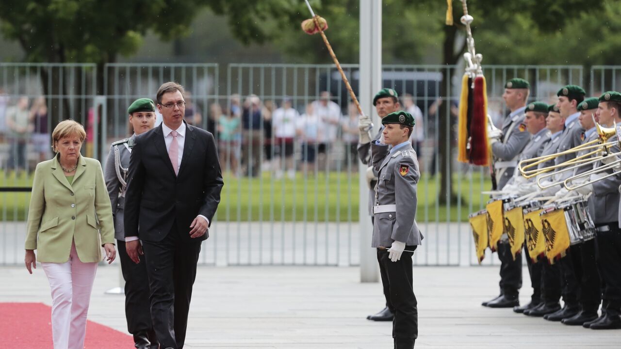 Angela Merkel i Aleksandar VUčić