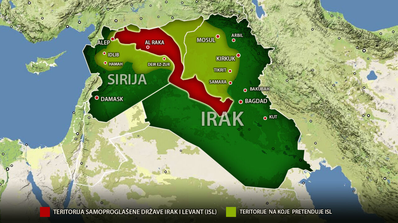 Teritorija Islamske države Iraka i Levanta (ISIL)