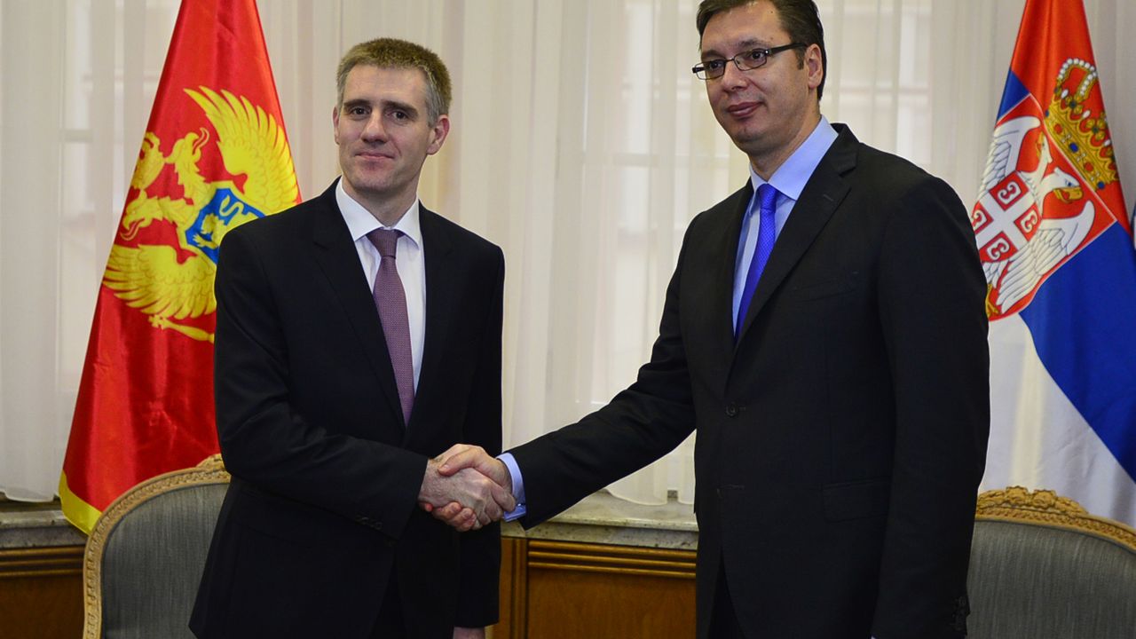 Aleksandar Vučic, Igor Lukšić