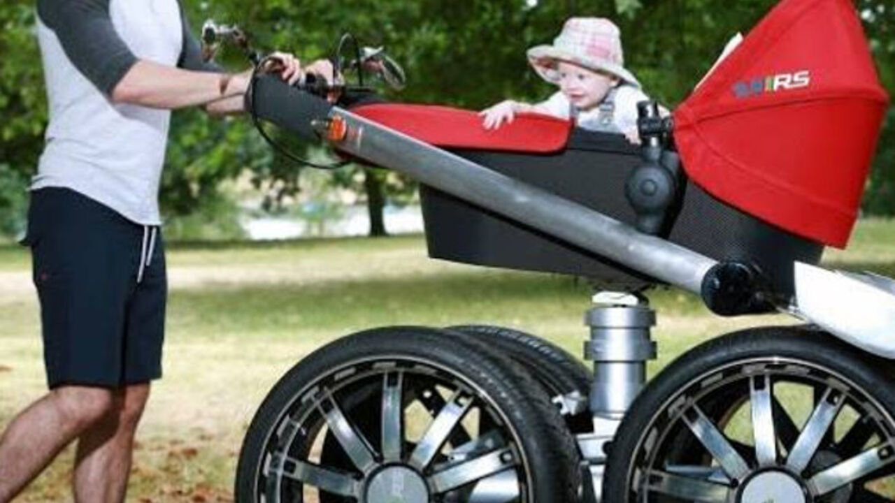 Kolica za bebe sa točkovima automobila
