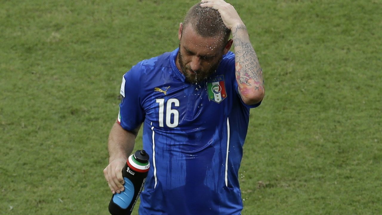 Danijele De Rosi tokom meča Italija - Kostarika na SP u Brazilu