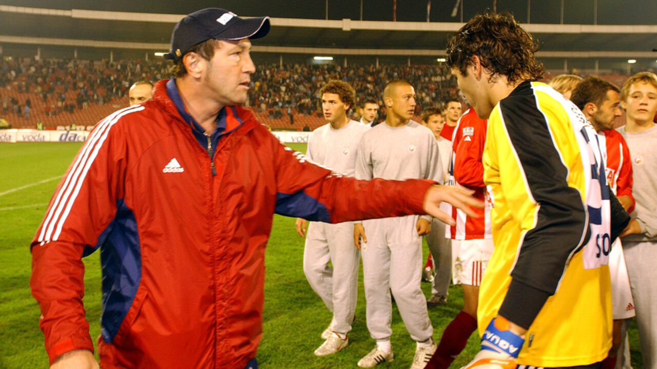 Valter Zenga iz trenerskih dana u Crvenoj zvezdi