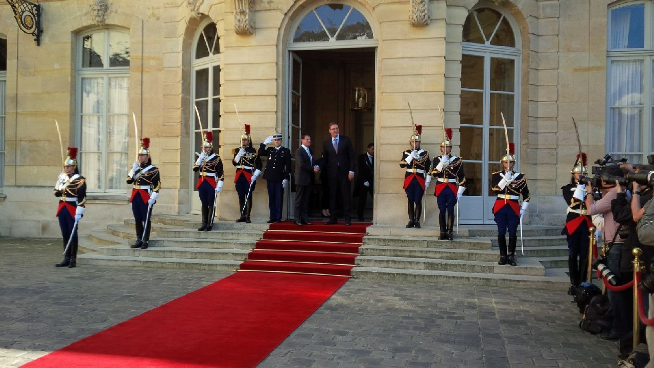 Aleksandar Vučić i Manuel Vals