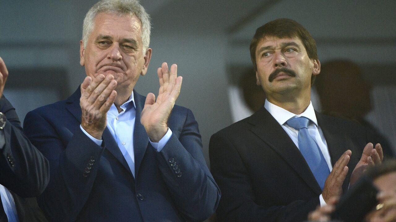 Predsednik Srbije Tomislav Nikolić i predsednik Mađarske Janoš Ader