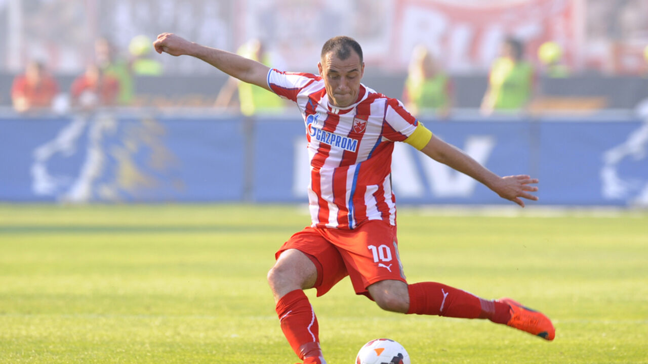 Kapiten Crvene zvezde Nenad Milijaš