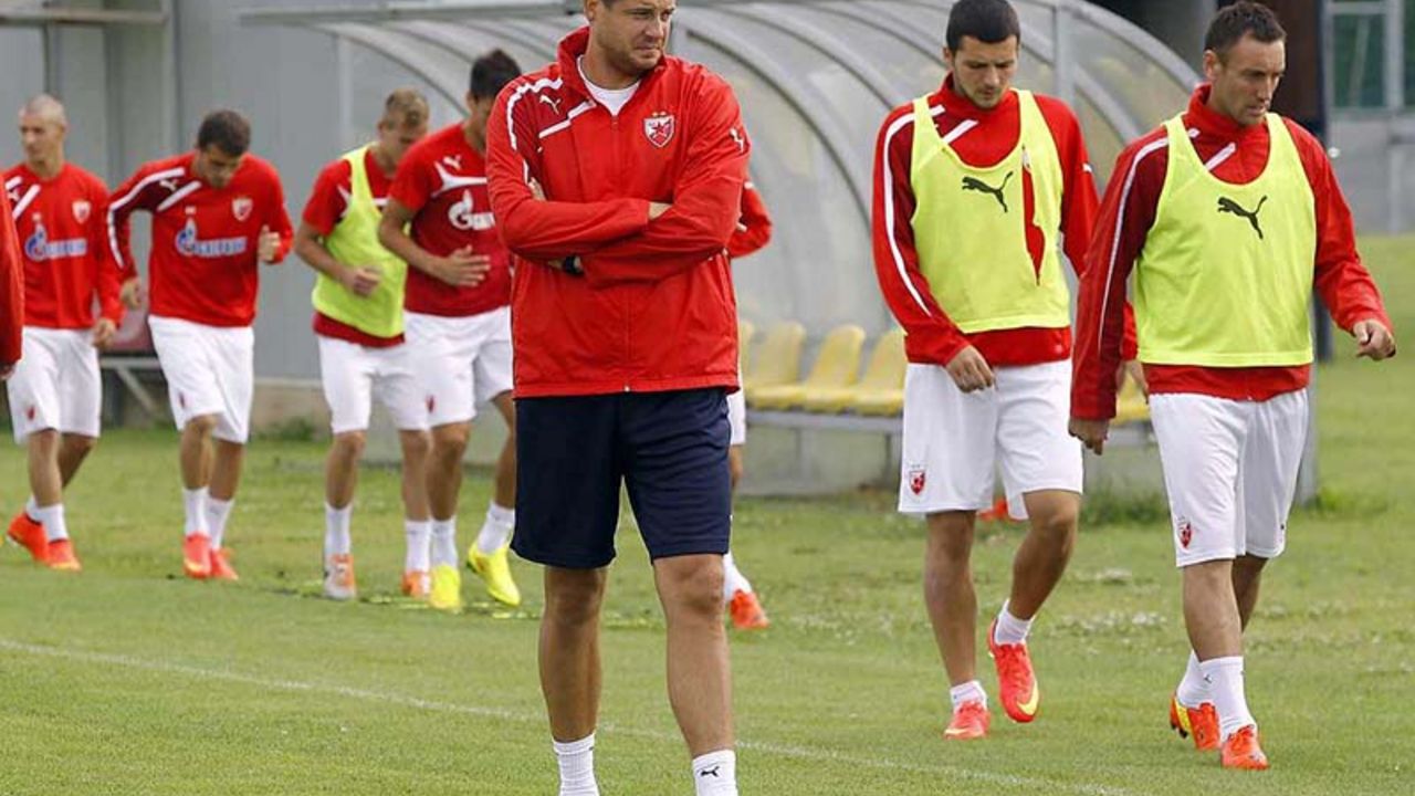 Djordje Despotovic, trening Crvene zvezde
