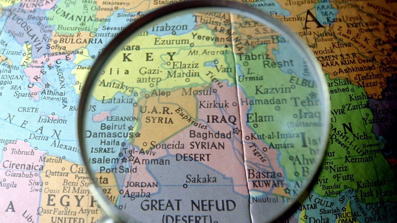 Irak na mapi