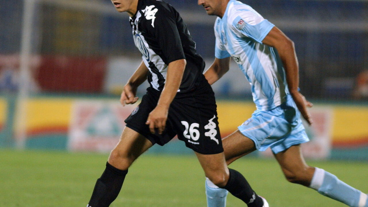 Miloš Bosančić iz perioda kada je igrao za Partizan
