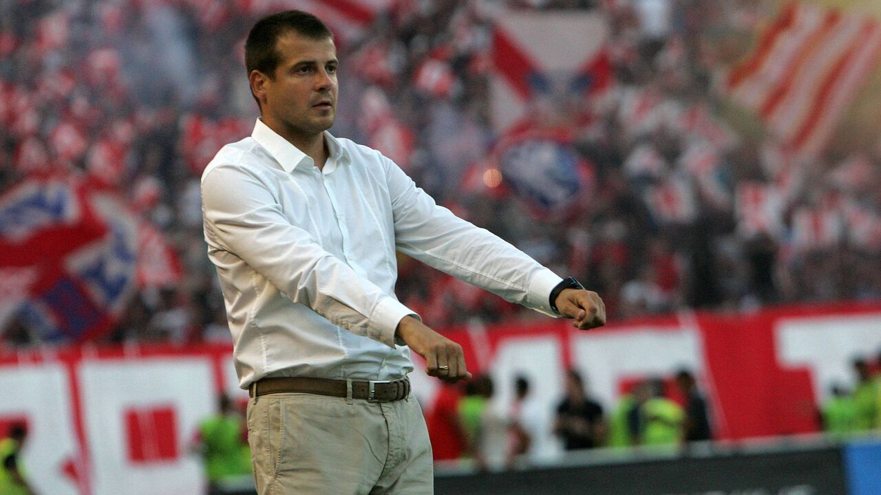 Trener Crvene zvezde Nenad Lalatović