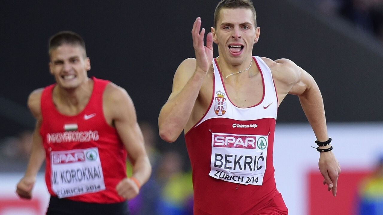 Emir Bekrić u polufinalu EP 2014.