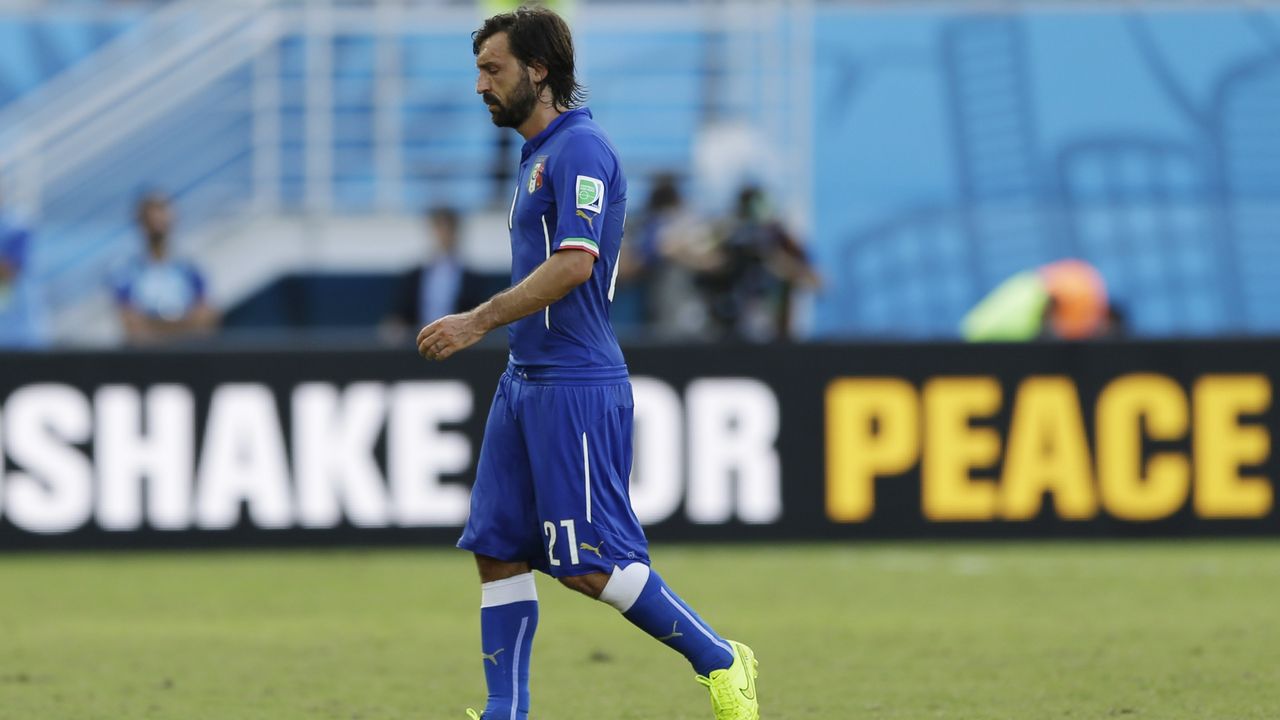 Andrea Pirlo posle poraza Italije od Urugvaja na SP u Brazilu