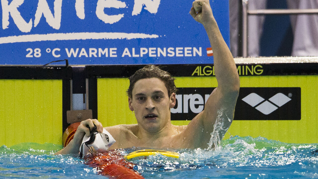 Velimir Stjepanović posle osvajanja zlatne medalje na Evrospkom prvenstvu u Berlinu