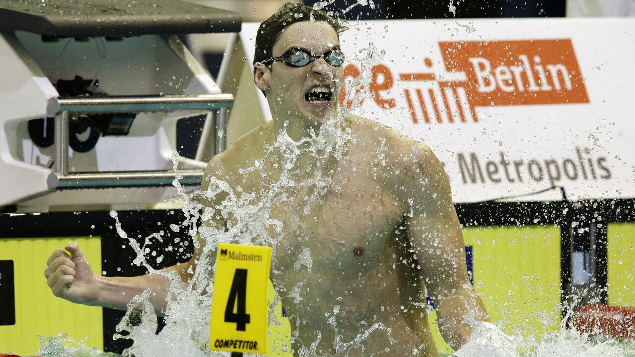Velimir Stjepanović posle osvajanja druge zlatne medalje na Evrospkom prvenstvu u Berlinu