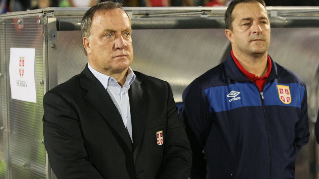 Dik Advokat i Željko Petrović na prijateljskom meču između Srbije i Francuske u Beogradu