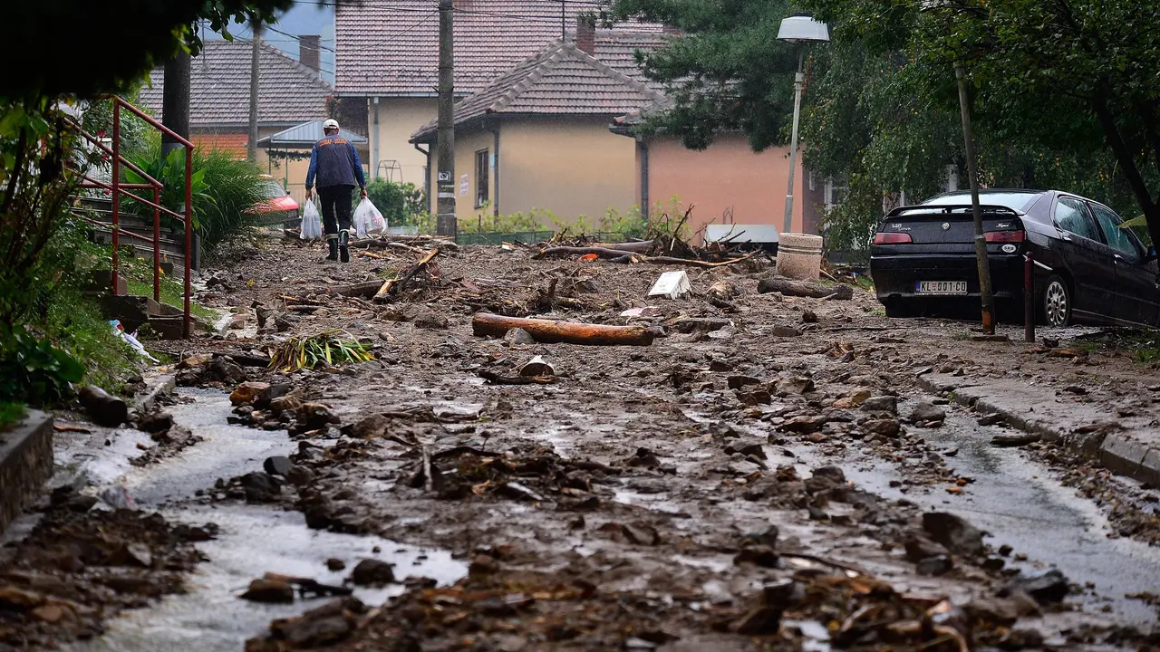 Kladovo, Tekija, poplave, klizišta