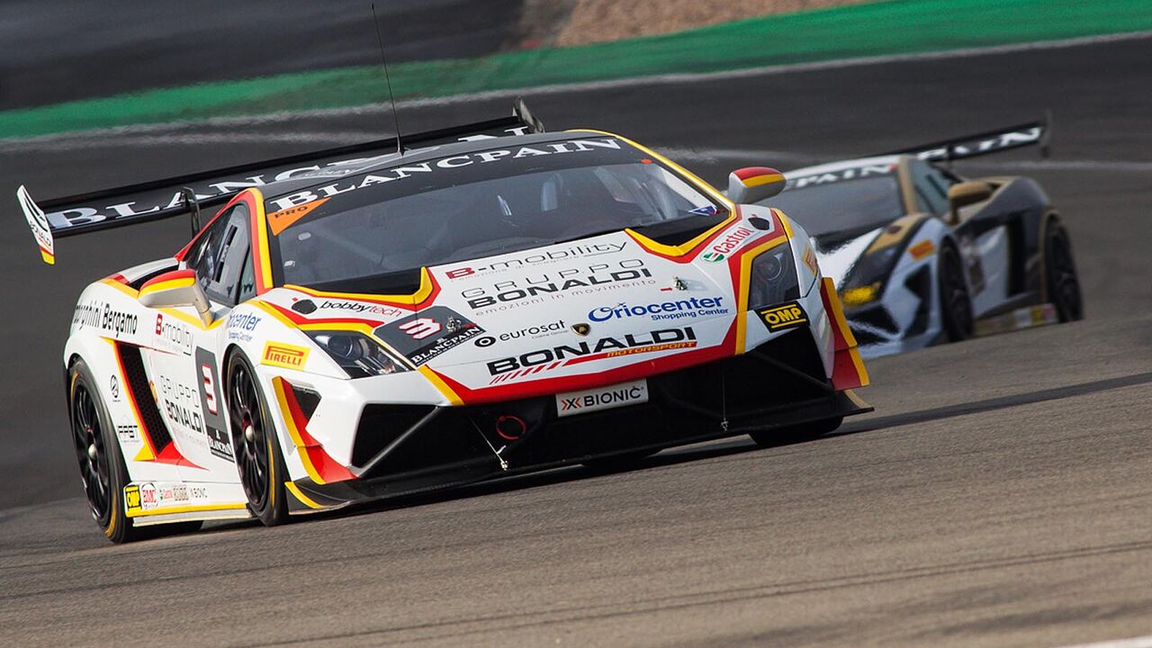 Miloš Pavlović na trci Lamborgini Super Trofeo šampionata u Nirburgringu