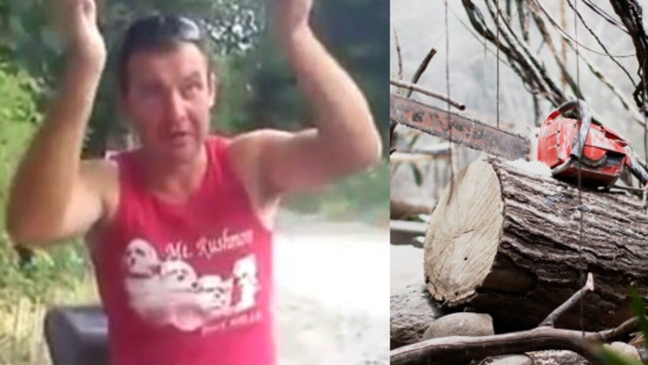 Rus traži da mu bace cepanicu